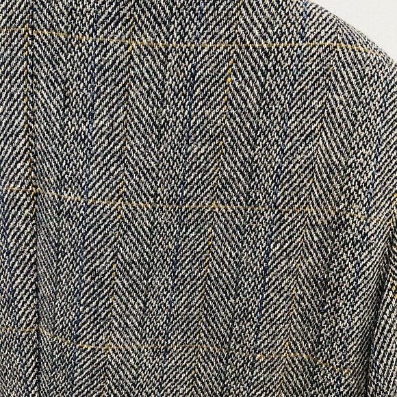 Vintage 41 S Brooks Brothers Herringbone Tweed Blazer Sport Coat Brookstweed - Picture 10 of 16